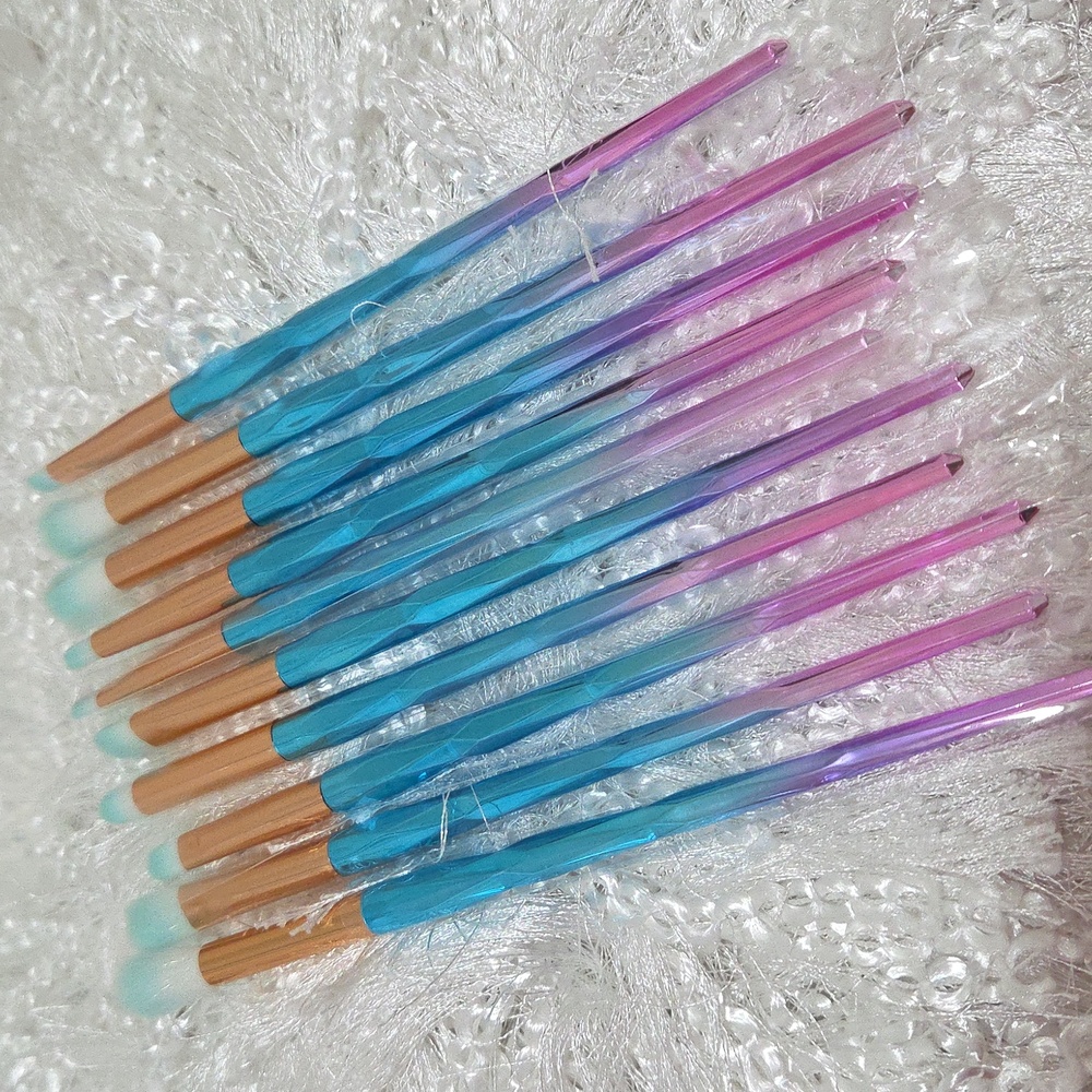 Brush Set Fiber Eye Makeup 10pcs